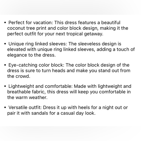 NWT Sleeveless Beach Dress with Pockets - Picture 4 of 5